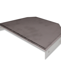 Separating plate SST f/trough  for stall EU